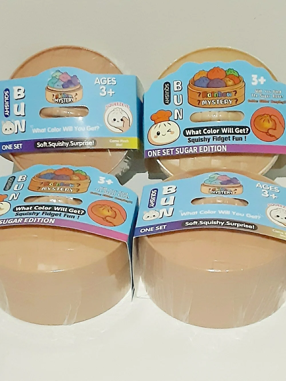 Dumpling Mystery Rainbow Squishy Bun - Beige Which Color Will You Get? - Picture 2 of 5